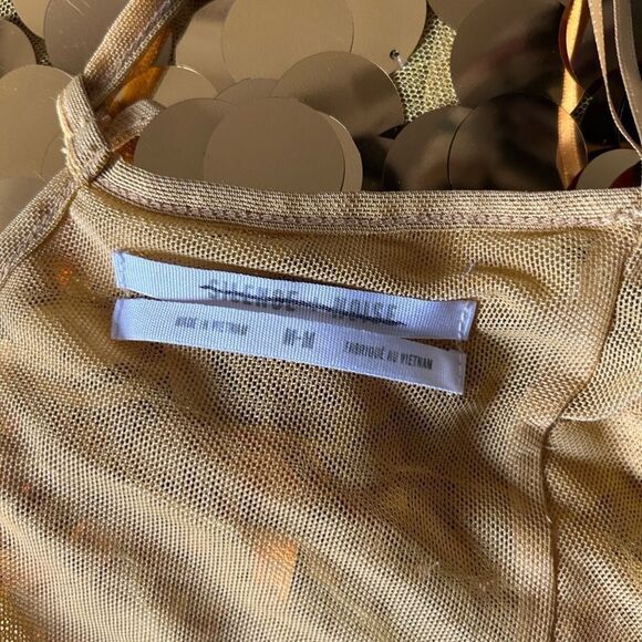 Silence + Noise  Sequin Gold Mini Gold  Dress(Size Medium) - Picture 6 of 6